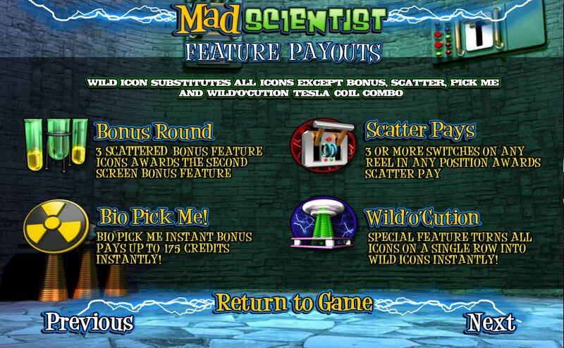 The Mad Scientist Features